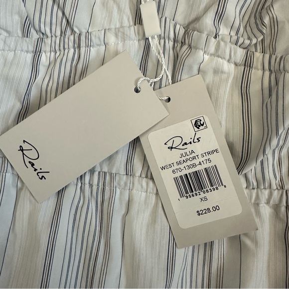 NEW Rails Julia Striped Tiered Maxi / Midi Sundress | Boho Dress - Picture 12 of 13